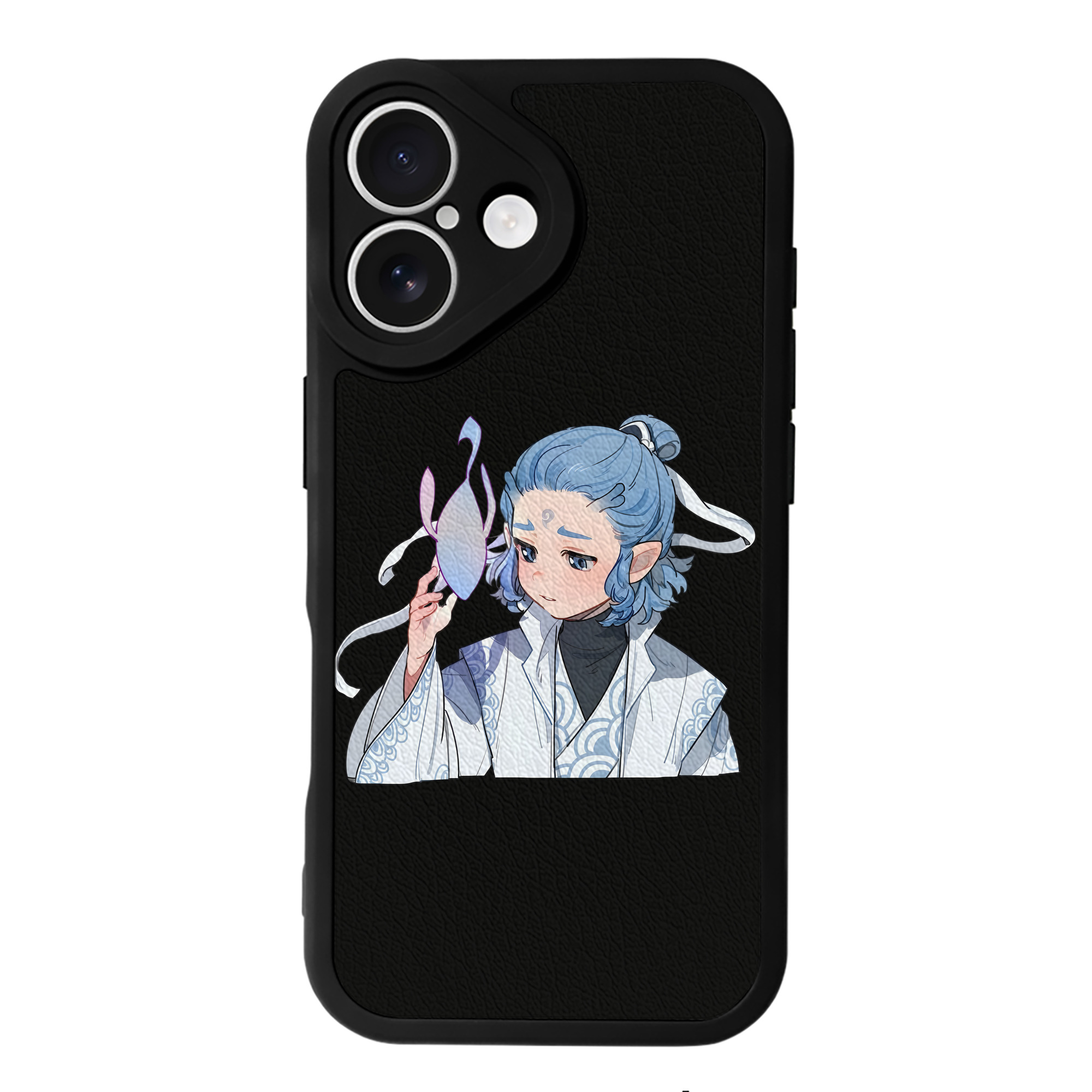 （画像用） Ne Zha 2 ナタ 魔童の大暴れ 【iPhone 16シリーズ対応】シリコンスマホケース（レザー調） 材質：シリコン